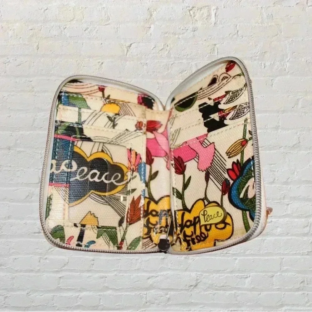 The Sakroots Zip Around Wallet